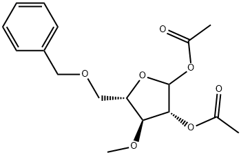 (3R,4S,5S)-5-((benzyloxy)methyl)-4-methoxytetrahydrofuran-2,3-diyl diacetate