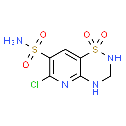 6-Chloro-3,4-dihydro-2H-pyrido[2,3-e][1,2,4]thiadiazine-7-sulfonamide 1,1-dioxide