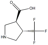 (3S,4S)-4-(trifluoromethyl)pyrrolidine-3-carboxylic acid