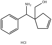 {1-[amino(phenyl)methyl]cyclopent-3-en-1-yl}methanol hydrochloride