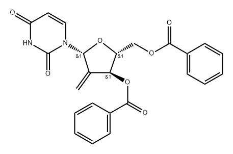 Uridine, 2'-deoxy-2'-methylene-, 3',5'-dibenzoate
