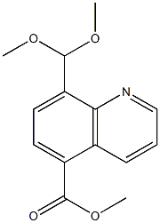 methyl 8-(dimethoxymethyl)quinoline-5-carboxylate