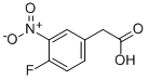 Benzeneacetic acid, 4-fluoro-3-nitro-