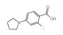 2-氯-4-(1-吡咯烷基)苯甲酸