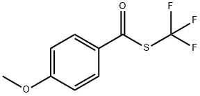 Benzenecarbothioic acid, 4-methoxy-, S-(trifluoromethyl) ester