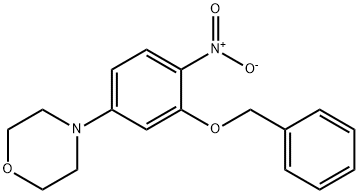 Morpholine, 4-[4-nitro-3-(phenylmethoxy)phenyl]-