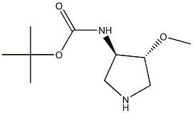 Carbamic acid, N-[(3R,4R)-4-methoxy-3-pyrrolidinyl]-, 1,1-dimethylethyl ester
