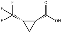 Cyclopropanecarboxylic acid, 2-(trifluoromethyl)-, (1R,2S)-