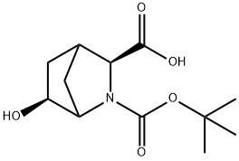 2-Azabicyclo[2.2.1]heptane-2,3-dicarboxylic acid, 6-hydroxy-, 2-(1,1-dimethylethyl) ester, (3S,6S)-