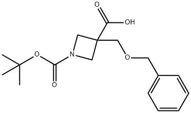 3-[(benzyloxy)methyl]-1-[(tert-butoxy)carbonyl]az etidine-3-carboxylic acid