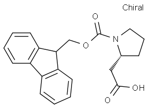 (R)-2-(1-(((9H-Fluoren-9-yl)methoxy)carbonyl)pyrrolidin-2-yl)acetic acid Fmoc-D-beta-homoproline