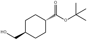 Cyclohexanecarboxylic acid, 4-(hydroxymethyl)-, 1,1-dimethylethyl ester, trans-