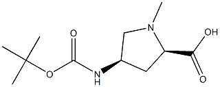 D-Proline, 4-[[(1,1-dimethylethoxy)carbonyl]amino]-1-methyl-, (4R)-