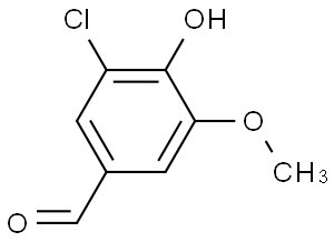 Benzaldehyde, 3-chloro-4-hydroxy-5-methoxy- (9CI)
