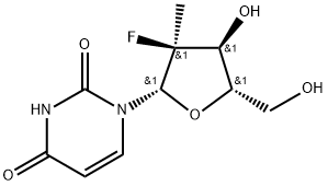 2,4(1H,3H)-Pyrimidinedione, 1-[(2S)-2-deoxy-2-fluoro-2-methyl-β-L-erythro-pentofuranosyl]-