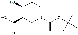 (3R,4S)-1-(tert-butoxycarbonyl)-4-hydroxypiperidine-3-carboxylic acid