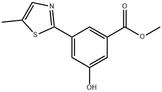 methyl 3-hydroxy-5-(5-methylthiazol-2-yl)benzoate