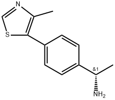 (S)-1-(4-(4-methylthiazol-5-yl)phenyl)ethan-1-amine