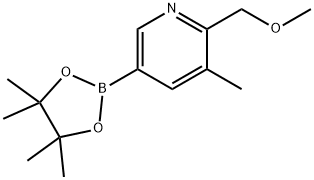 2-(methoxymethyl)-3-methyl-5-(4,4,5,5-tetramethyl-1,3,2-dioxaborolan-2-yl)pyridine