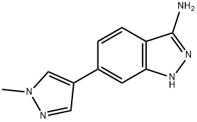 1H-Indazol-3-amine, 6-(1-methyl-1H-pyrazol-4-yl)-