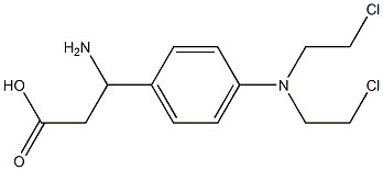 β-Amino-4-[bis(2-chloroethyl)amino]benzenepropanoic acid