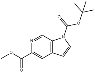 1H-Pyrrolo[2,3-c]pyridine-1,5-dicarboxylic acid, 1-(1,1-dimethylethyl) 5-methyl ester