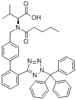 3-甲基-2-[戊酰基-[[4-[2-(1-三苯甲基四唑-5-基)苯基]苯基]甲基]氨基]丁酸
