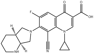 8-Cyano-1-cyclopropyl-6-fluoro-1,4-dihydro-7-[(4aS,7aS)-octahydro-6H-pyrrolo[3,4-b]pyridin-6-yl]-4-oxo-3-quinolinecarboxylic acid