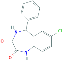 Oxazepam Related Compound A (7-chloro-5-phenyl-4,5-dihydro-1H-benzodiazepine-2,3-dione)