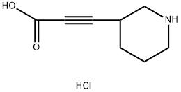 3-(piperidin-3-yl)prop-2-ynoic acid hydrochloride