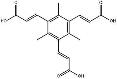 2-Propenoic acid,3,3',3''-(2,4,6-trimethyl-1,3,5-benzenetriyl)tris-,(2E,2'E,2''E)-