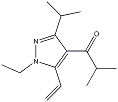 1-(5-ethenyl-1-ethyl-3-propan-2-ylpyrazol-4-yl)-2-methylpropan-1-one