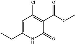 3-Pyridinecarboxylic acid, 4-chloro-6-ethyl-1,2-dihydro-2-oxo-, methyl ester