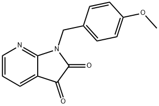 1H-Pyrrolo[2,3-b]pyridine-2,3-dione, 1-[(4-methoxyphenyl)methyl]-