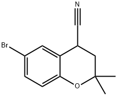 2H-1-Benzopyran-4-carbonitrile, 6-bromo-3,4-dihydro-2,2-dimethyl-