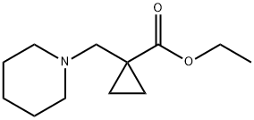 Cyclopropanecarboxylic acid, 1-(1-piperidinylmethyl)-, ethyl ester