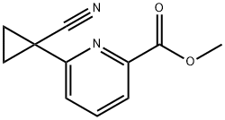 2-Pyridinecarboxylic acid, 6-(1-cyanocyclopropyl)-, methyl ester
