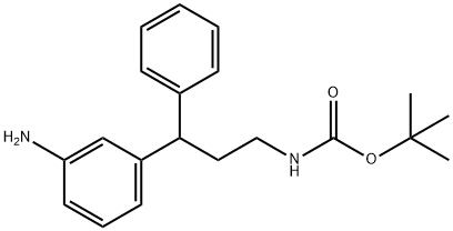 Carbamic acid, N-[3-(3-aminophenyl)-3-phenylpropyl]-, 1,1-dimethylethyl ester