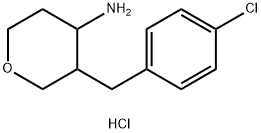 3-(4-Chlorobenzyl)tetrahydro-2H-pyran-4-amine hydrochloride