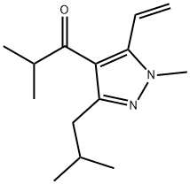 1-Propanone, 1-[5-ethenyl-1-methyl-3-(2-methylpropyl)-1H-pyrazol-4-yl]-2-methyl-