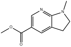 1H-Pyrrolo[2,3-b]pyridine-5-carboxylic acid, 2,3-dihydro-1-methyl-, methyl ester