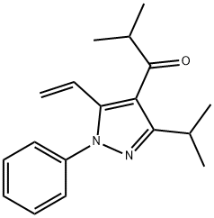1-Propanone, 1-[5-ethenyl-3-(1-methylethyl)-1-phenyl-1H-pyrazol-4-yl]-2-methyl-