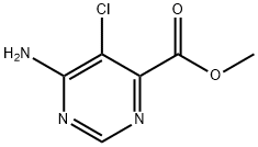 4-Pyrimidinecarboxylic acid, 6-amino-5-chloro-, methyl ester