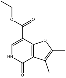 Furo[3,2-c]pyridine-7-carboxylic acid, 4,5-dihydro-2,3-dimethyl-4-oxo-, ethyl ester