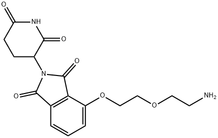 4-(2-(2-aminoethoxy)ethoxy)-2-(2,6-dioxopiperidin-3-yl)isoindoline-1,3-dione