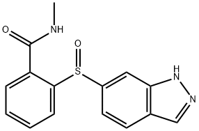 2-(1H-Indazol-6-ylsulfinyl)-N-methylbenzam