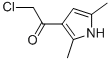 Ethanone, 2-chloro-1-(2,5-dimethyl-1H-pyrrol-3-yl)- (9CI)