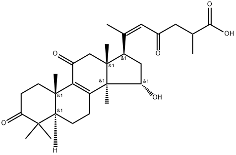 Lanosta-8,20(22)-dien-26-oic acid, 15-hydroxy-3,11,23-trioxo-, (15α,20Z)-
