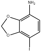 1,3-Benzodioxol-4-amine, 7-iodo-