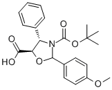 (4S,5R)-3-tert-butoxycarbony-2-(4-anisy)-4-phenyl-5-oxazolidinecarboxylic acid